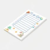 Lijst doen: strand post-it® notes (Schuin)