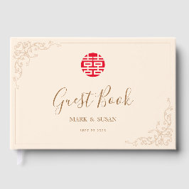  Lijst Dubbel geluk Bruiloft Gastenboek