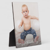 Lijst Easel Back Frameless Foto van Birthday Afbee Fotoplaat (Zijkant)