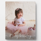 Lijst Easel Back Frameless Foto van Birthday Afbee Fotoplaat (Voorkant)