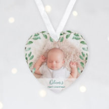 Lijst | Eerste Kerstmis baby met foto's