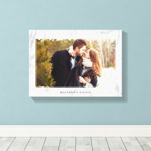 Lijst Elegant Marble Texture Canvas Afdruk (Insitu (Houten vloer))