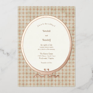 Lijst en Tegel Folie Uitnodiging