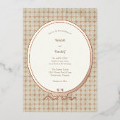  Lijst en Tegel Folie Uitnodiging (Voorkant)