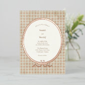 Lijst en Tegel Folie Uitnodiging (Staand Voorkant)