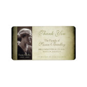  Lijst Familie Dank u Etiket (Voorkant)