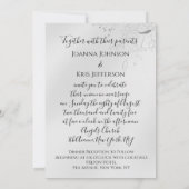 Lijst Florals Silver Smoky Blauwgroen met bindmidd Kaart (Achterkant)