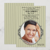  Lijst Foto Birthday Party Invitation Kaart (Voorkant / Achterkant)