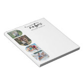 Lijst Foto-collage gezinslaag Notitieblok (Schuin)