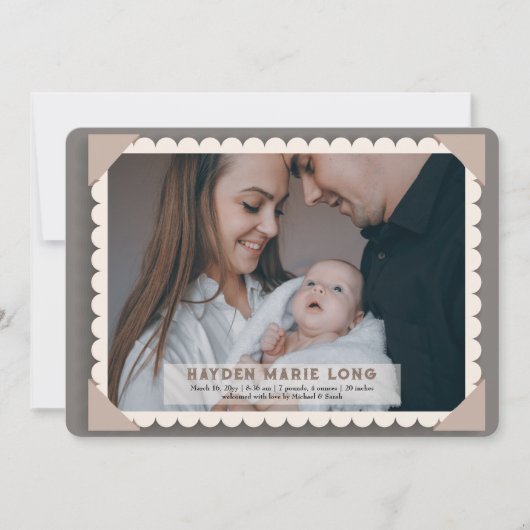  Lijst Foto geboorteaankondiging Aankondiging (Voorkant)