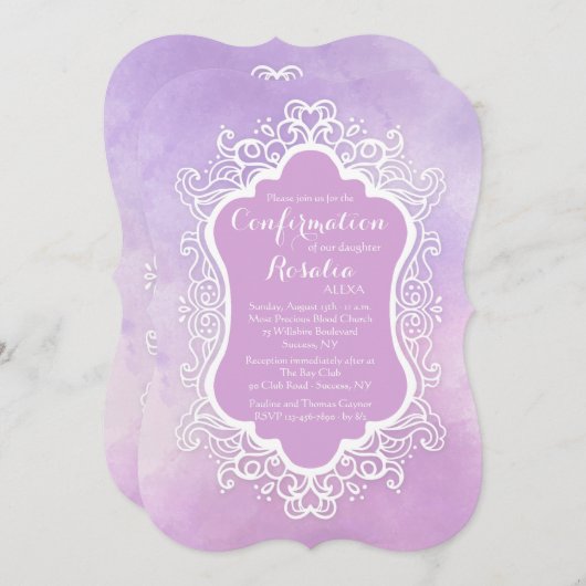  Lijst foto-uitnodiging Kaart (Voorkant / Achterkant)