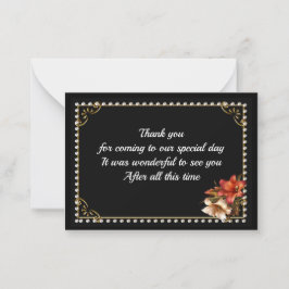  Lijst Gemstone Hartelijk dank Notitiekaartje