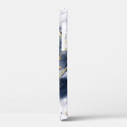 Lijst-goudmarmer-glittering Case-Mate iPhone Case (Achterkant / Links)