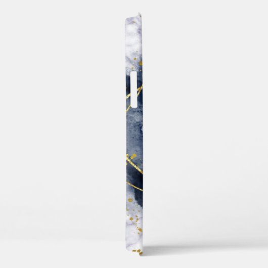 Lijst-goudmarmer-glittering Case-Mate iPhone Case (Achterkant / Rechts)