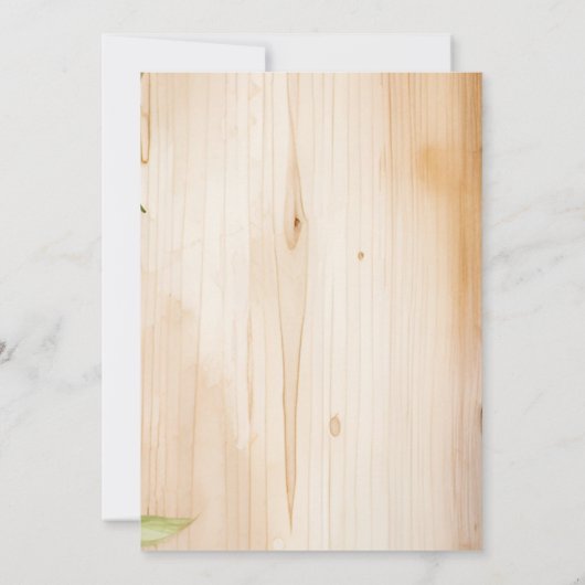 lijst, groen St Patrick's Day bruiloft Kaart (Achterkant)