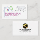 Lijst Handyman Tools bouwen Visitekaartje (Voorkant / Achterkant)