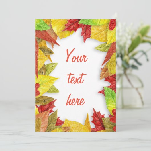 Lijst herfst (Staand voorkant)