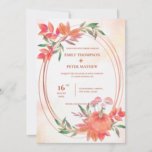 lijst herfst springt feest (Voorkant)