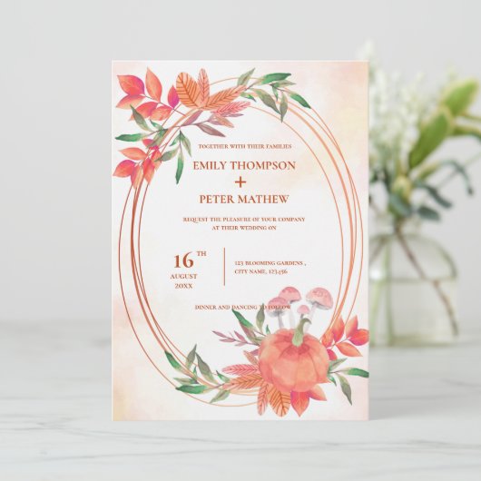  lijst herfst springt feest (Staand voorkant)