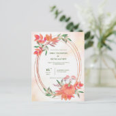  lijst herfst springt feest briefkaart (Staand voorkant)