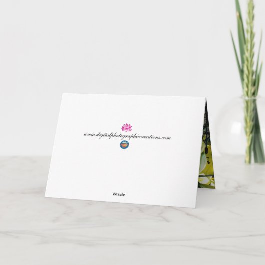 Lijst-het kaardt in Sympathie Kaart (Achterkant)