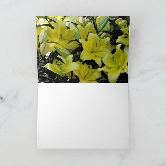 Lijst-het kaardt in Sympathie Kaart (Binnen)