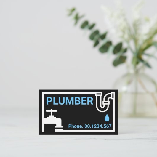 Lijst-hulppijpleiding van creatieve leidingbuizen visitekaartje (Staand voorkant)