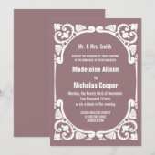  lijst huwelijksuitnodiging kaart (Voorkant / Achterkant)