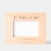 Lijst 'In Memoriam' Gegraveerde Lijstjes (Voorkant)