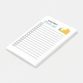 LIJST INVESTERINGSCONTROLE POST-IT® NOTES (Schuin)