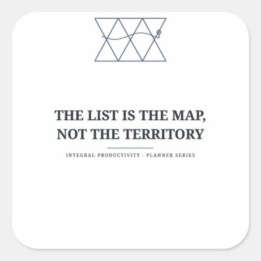Lijst Is de Planplanner Sticker (Voorkant)