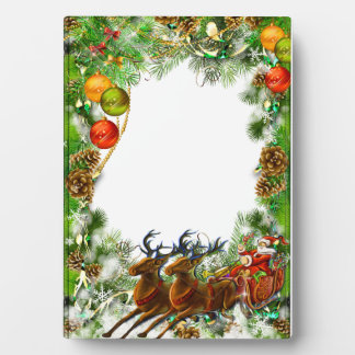 Lijst kerstbedekking fotoplaat