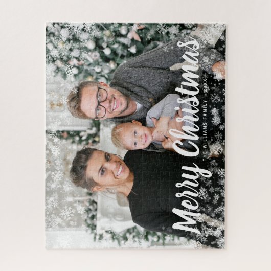 Lijst kerstmis legpuzzel (Verticaal)