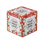 Lijst kerstpinguïns (Voorkant hoekig)