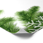 lijst kerstsierplanten feestdagen poster (Hoek)