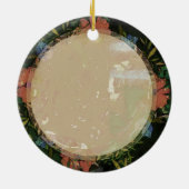 Lijst kerstversiering keramisch ornament (Achterkant)