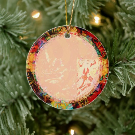 Lijst kerstversiering keramisch ornament (Boom)