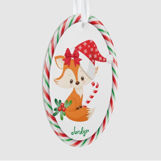 Lijst Kind van rode vossenriet Ornament (voorkant)