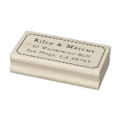  Lijst & Koppels Namen Retouradres Rubberstempel (Stempel)
