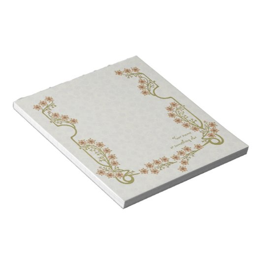  lijst kunstbloem CC0861 Notitieblok (Schuin)