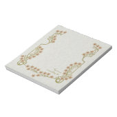  lijst kunstbloem CC0861 Notitieblok (Linkerzijde)