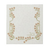  lijst kunstbloem CC0861 Notitieblok (Voorkant)