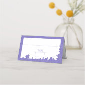 Lijst lavendel Paarse bloemen Plaatskaartje (Voorkant)