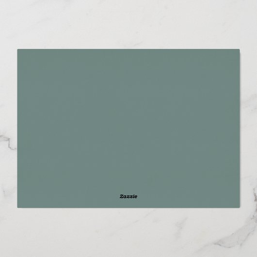  Lijst Little Deer | Kerstfeest met marinesap Folie Feestdagenkaart (Achterkant)