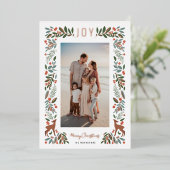  Lijst Little Deer | wit | Verticale foto Folie Feestdagenkaart (Staand Voorkant)