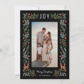  Lijst Little Deer | Zwart | Verticale foto Feestdagenkaart (Voorkant)