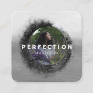 Lijst Luxe Black and White Vierkante Visitekaartje