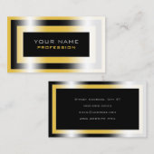 Lijst luxueus visitekaartje (Voorkant / Achterkant)