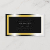 Lijst luxueus visitekaartje (Achterkant)