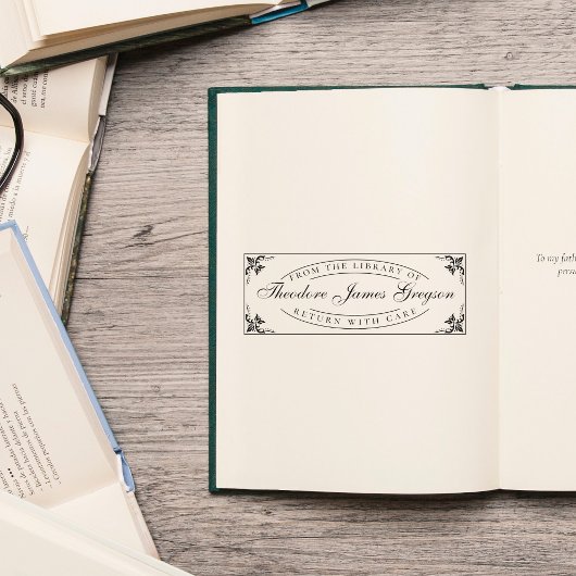 Lijst & Manuscript Douane van de Bibliotheek van Rubberstempel
